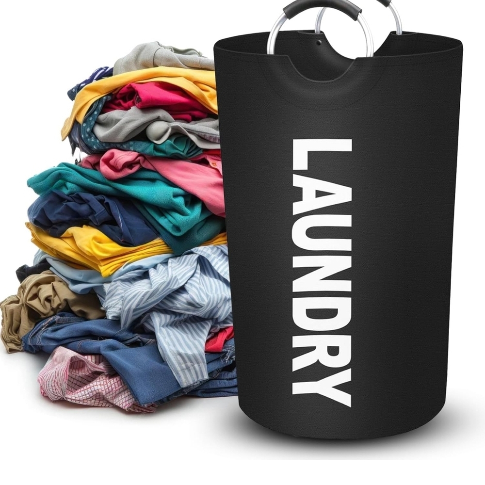 Black Laundry Hamper